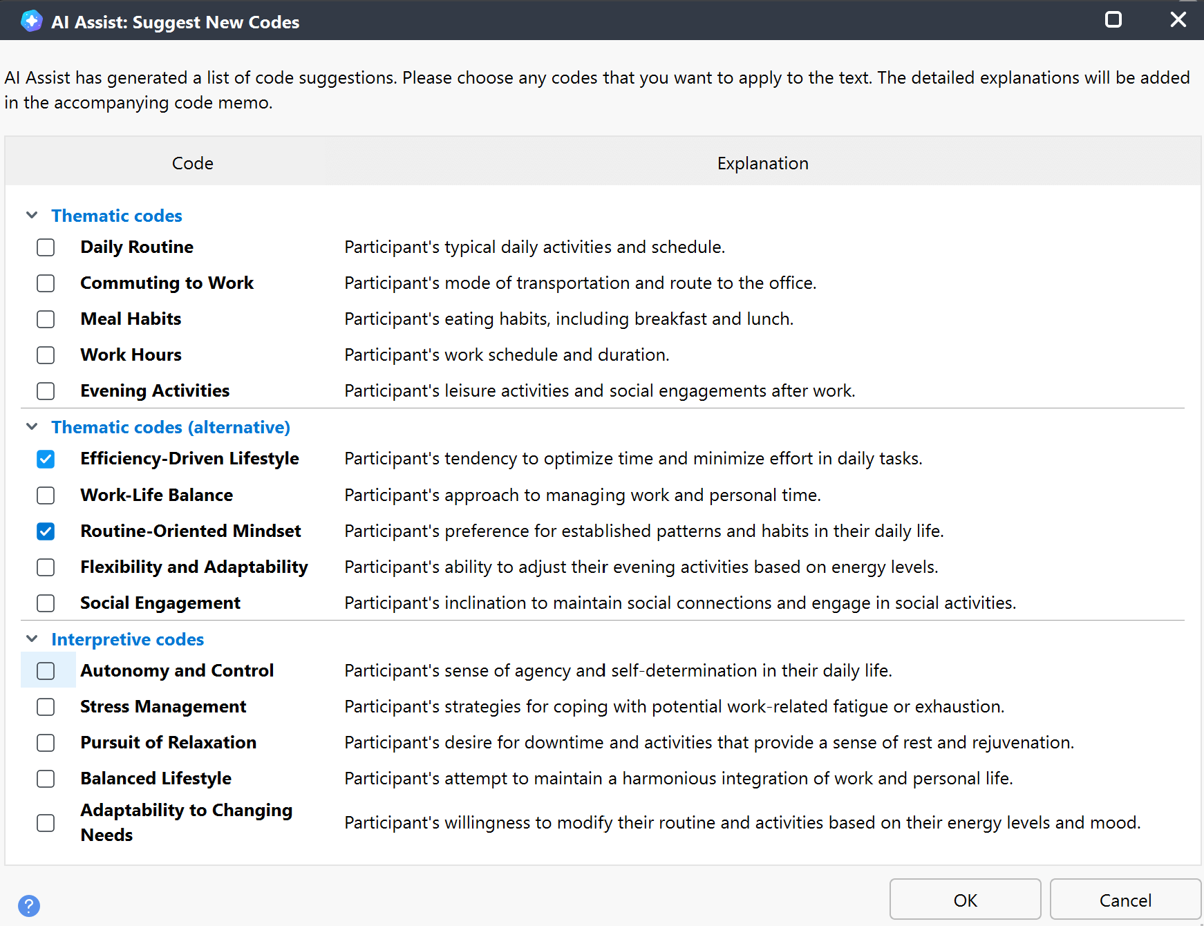 An example of AI Assist's new code suggestions An example of AI Assist's new code suggestions